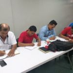 Personal de empresas durante el desarrollo del Taller de SSO